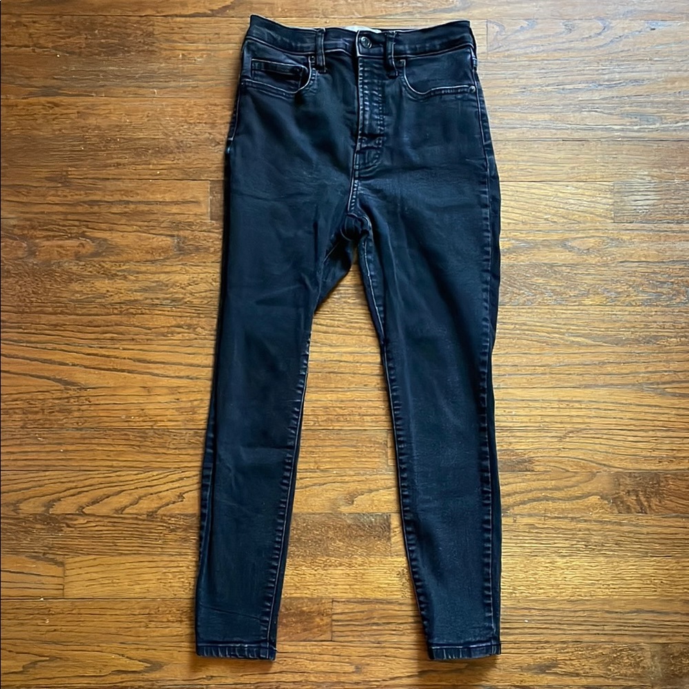 Everlane Black The High Rise Skinny Ankle Jeans